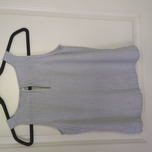 Blue & white striped blouse from RW & Co. - Picture 2 of 5